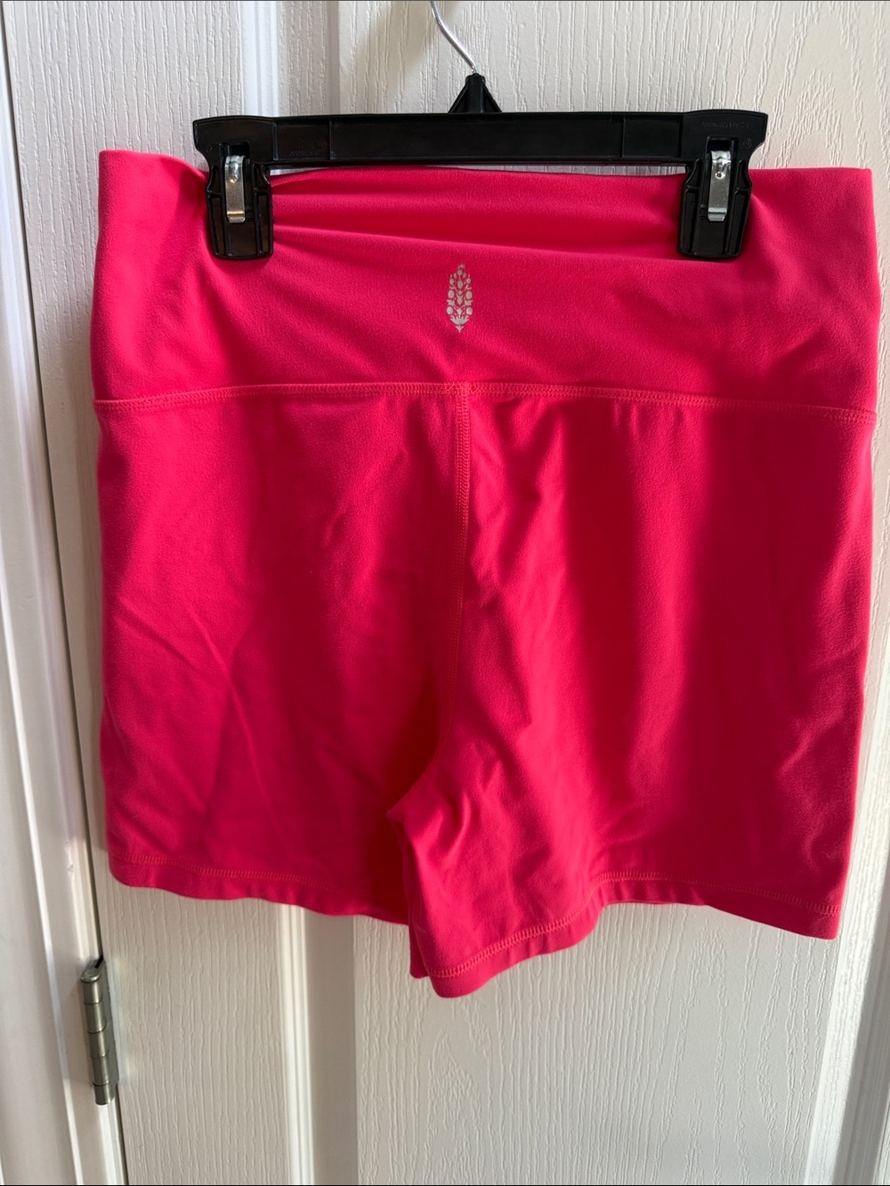 FP Movement by Free People High-Rise Hot Pink Bike Shorts - Picture 2 of 3